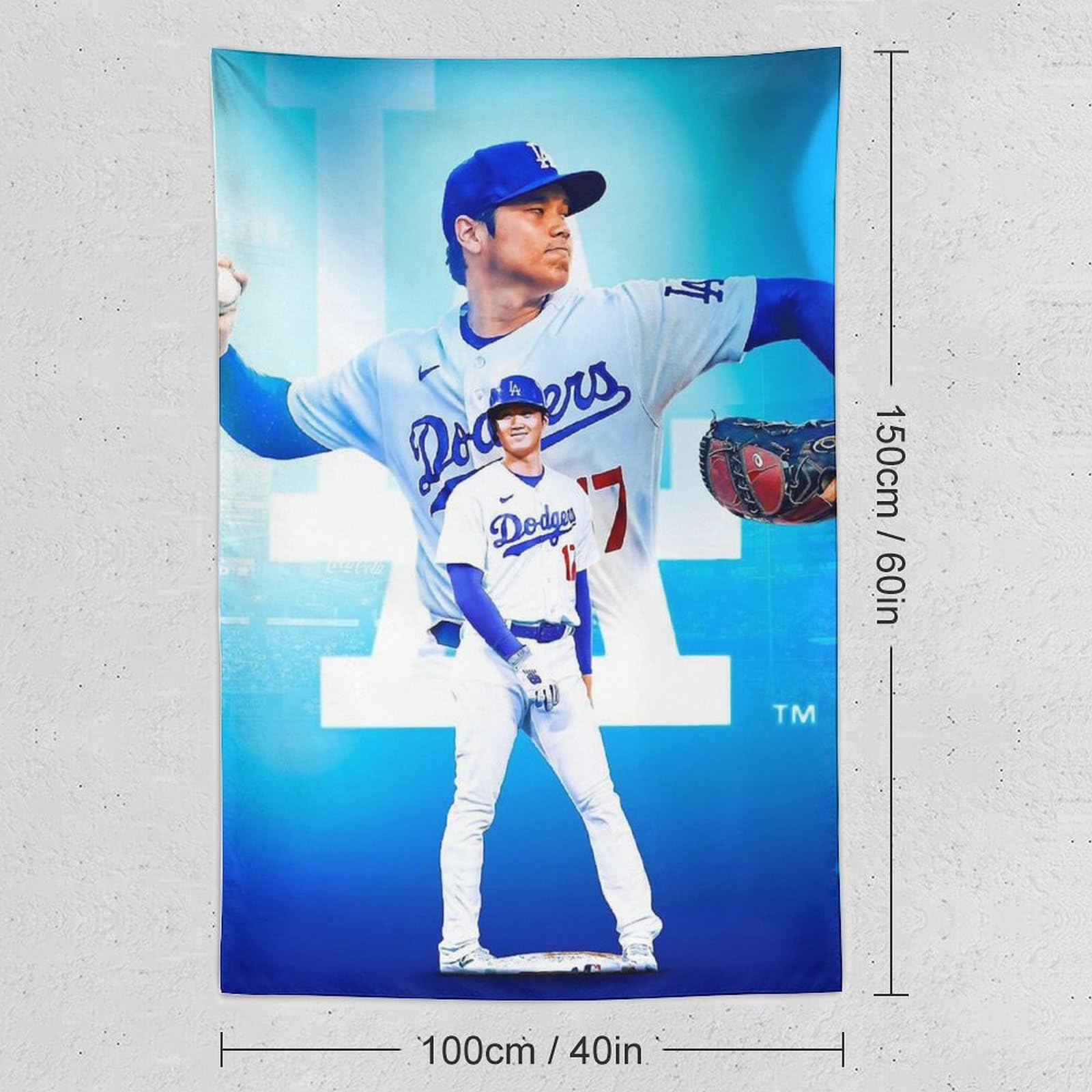 Amazon.co.jp: 大谷翔平 (75) タペストリー 絵画 ポスター 写真